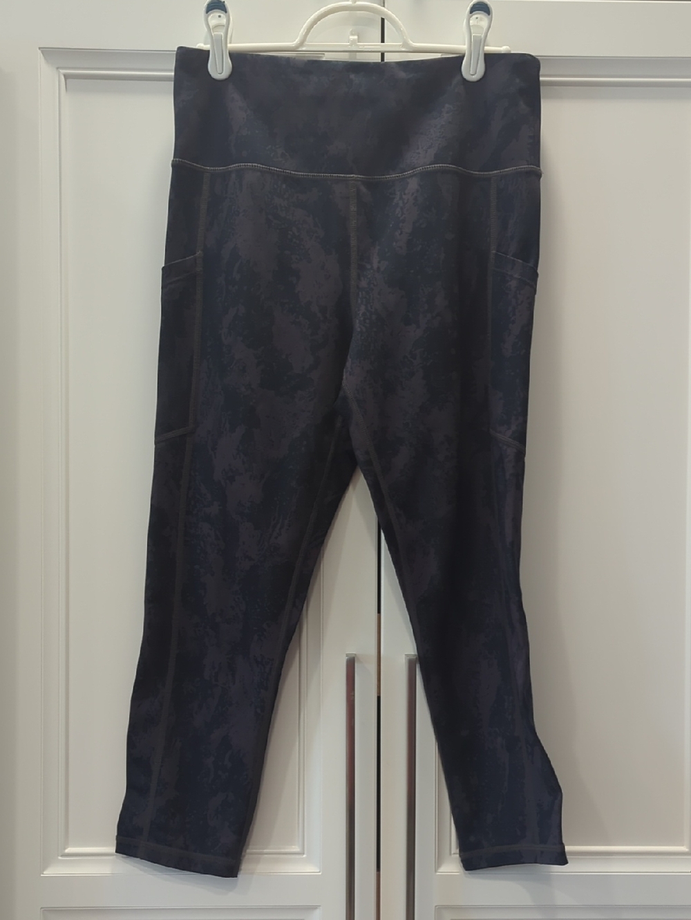 ZYIA Active Navy with Grey Print Leggings
